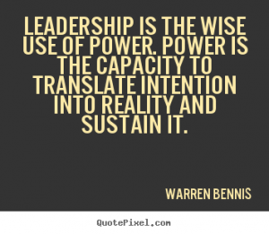 power and leadership quote